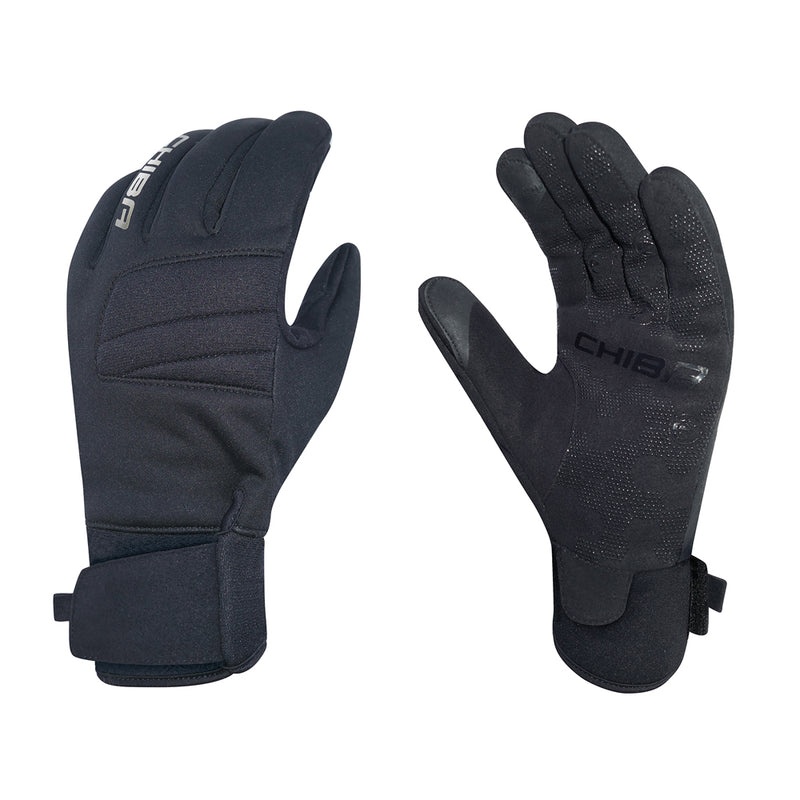 Chiba Classic Winter Fahrrad Handschuhe schwarz/silberfarben 2025 M (8), Chiba Classic II Glove in Black - Medium, Chiba – Classic – M, noir/argenté, Chiba Classic – M, nero/argento.