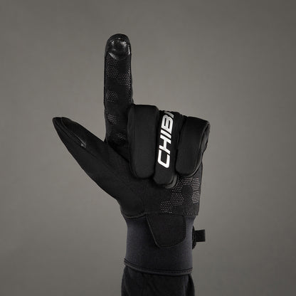 Chiba Classic Winter Fahrrad Handschuhe schwarz/silberfarben 2025 XL (10), Chiba Classic II Glove in Black - X-Large, Chiba – Classic – XL, noir/argenté, Chiba Classic - XL, nero/argento