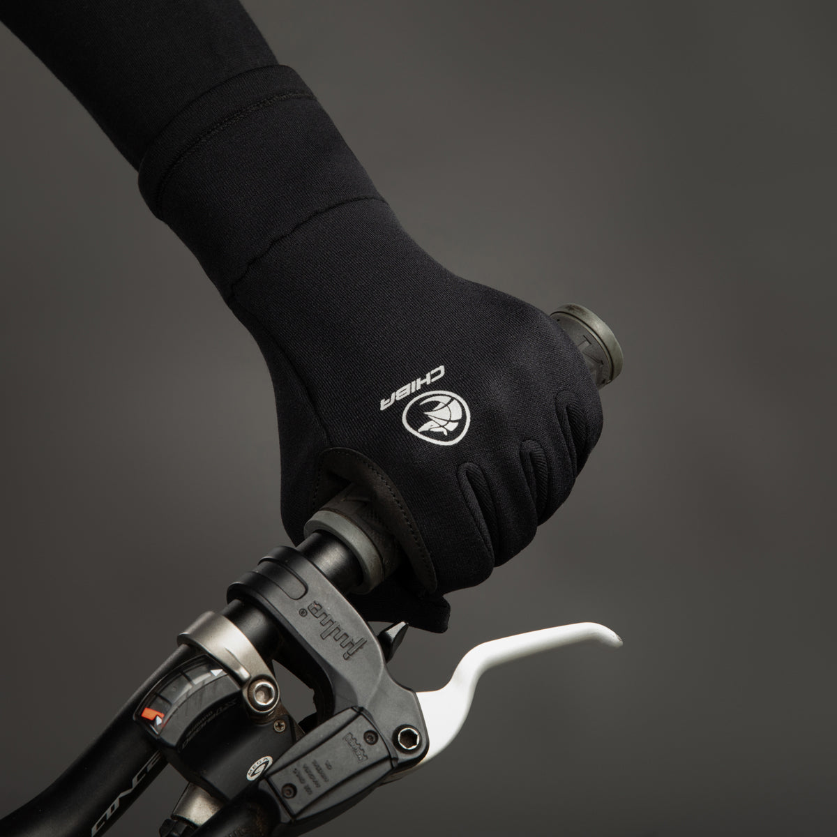 Chiba Polarfleece Thermal Winter Glove in Black - Small