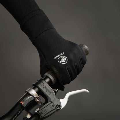 Chiba Polarfleece Thermal Winter Glove in Black - Medium