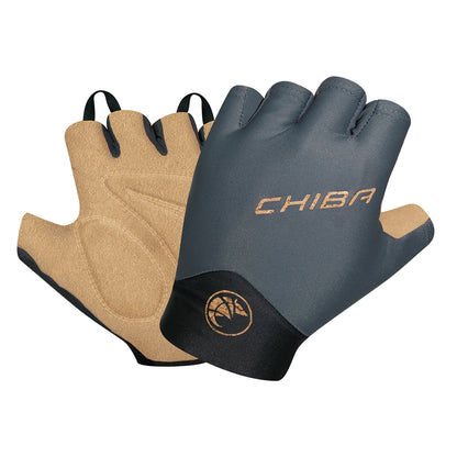 Chiba Eco Pro Cycling Gloves Short Grey 2022