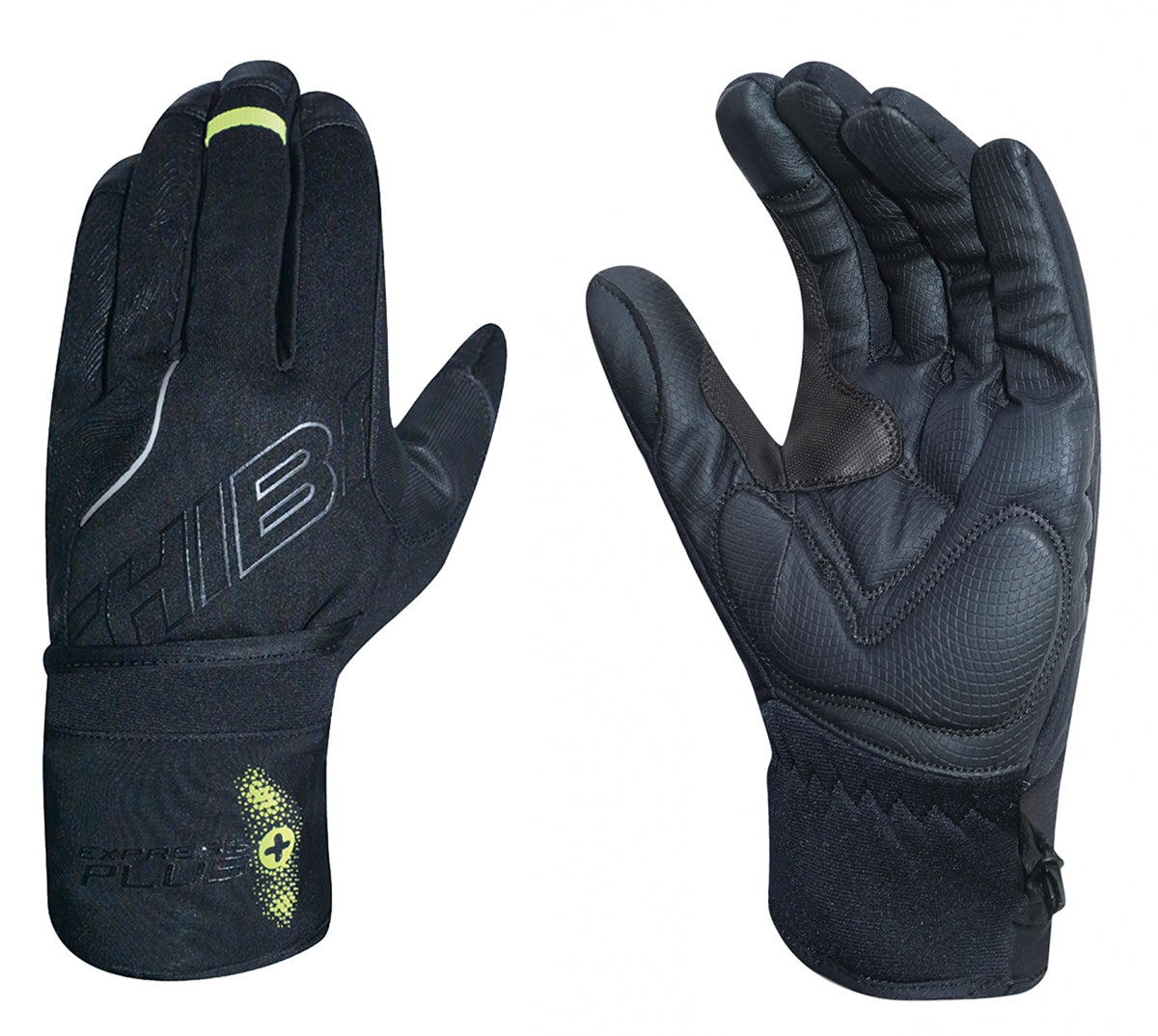 Chiba Express + Winter Cycling Gloves Long with Cover Black 2024