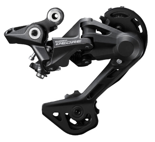 Shimano RD-M4120 Deore rear derailleur, 10/11-speed, Shadow design, SGS long cage