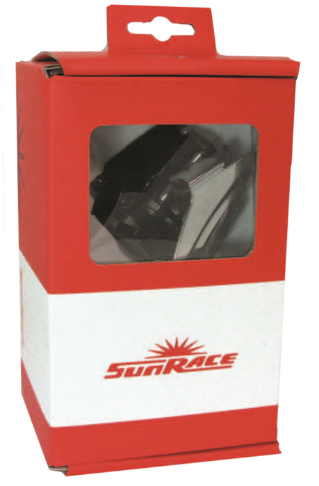 SunRace FDM500 Front Derailleur 3 x 7/8-Speed Dual Pull, Unisex, Adult, Metallic Silver, ESTANDAR