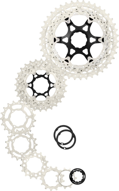 SunRace Unisex Adult CSMS8 11SPEED CASS 1142T - Silver