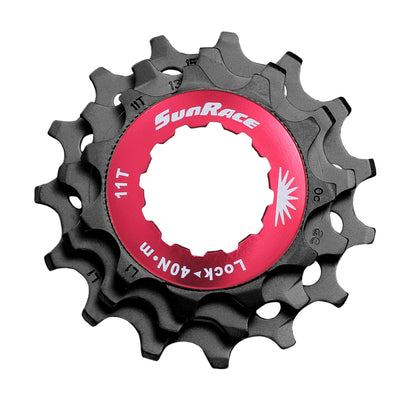 SUNRACE 305752125 Mère de l'anneau Libre + 3 pignon 12V. Unisex-Adult, Taille Unique