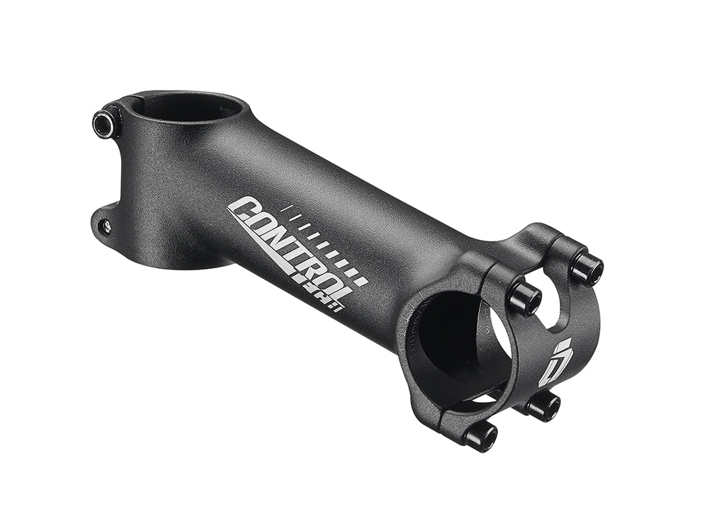 Control Tech One Alloy Drop Stem with +/17 Degree Laser-Etched Logo, Black, 70mm