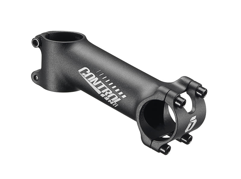 Control Tech One Alloy Drop Stem with +/17 Degree Laser-Etched Logo, Black, 80mm