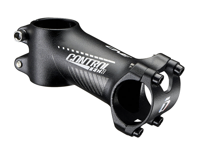 Control Tech One Alloy Drop Stem with +/17 Degree Laser-Etched Logo, Black, 80mm