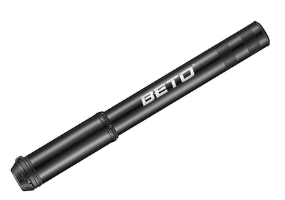 Beto Flow 1-Way Alloy Mini Road Pump with Hose [Black]