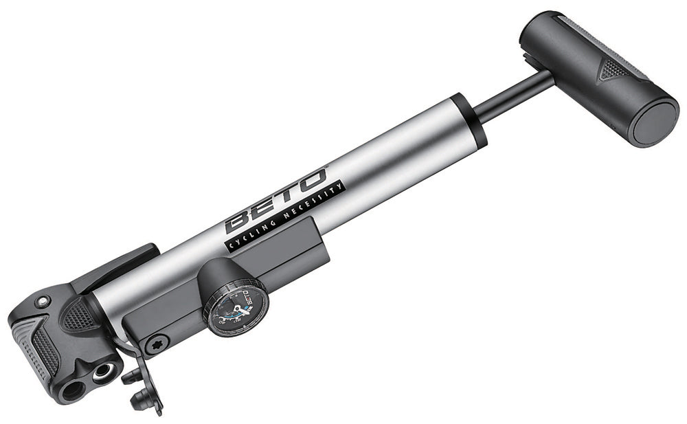 Beto: CLD-036G - One-Way T-Handle Alloy Mini Pump with Gauge