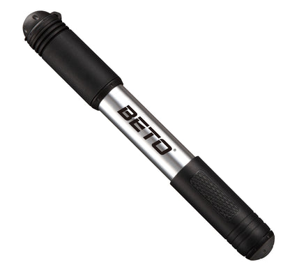 Beto Fly 1-Way Alloy Mini Pump With Hose [Silver]