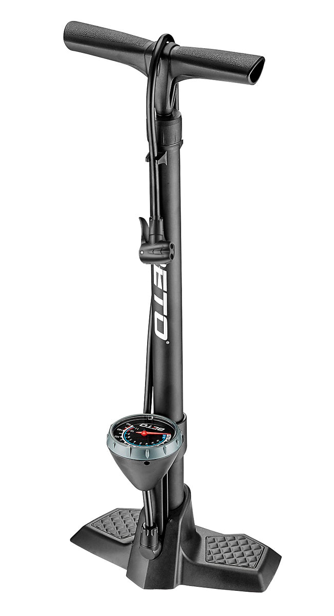 Beto: Echo Plastic Barrel Floor Pump W/Gauge