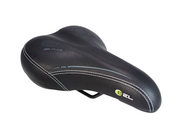 DDK Saddles: 2343G - NEG Gel Plus Deluxe Ladies Saddle-BLACK