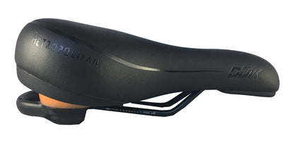 DDK Saddles: Gents E-Bike Saddle in Black (D5346SDR)-BLACK