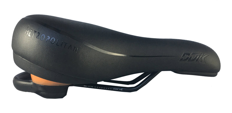 DDK Saddles: Gents E-Bike Saddle in Black (D5346SDR)-BLACK