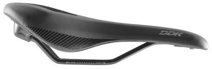 DDK Saddles: 073MF - Comfort Plus Unisex MTB Saddle in Black-BLACK