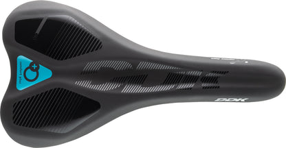 DDK Saddles: 073MF - Comfort Plus Unisex MTB Saddle in Black-BLACK