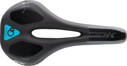 DDK Saddles: 3736MF Comfort Plus Unisex MTB Saddle in Black-BLACK