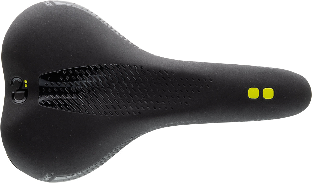 DDK Saddles: D040 Comfort Density Leisure/Trekking Saddle in Black (2020 Model)-BLACK