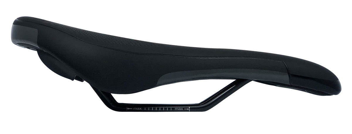 DDK Saddles: 2373A - MTB Sport Saddle in Black-BLACK