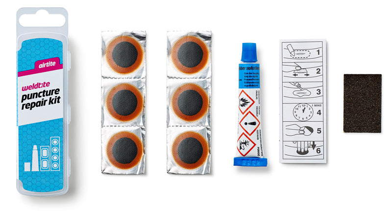 Weldtite 2 x Puncture Repair kit 4 Road Bike Cycle 700c Inner Tubes