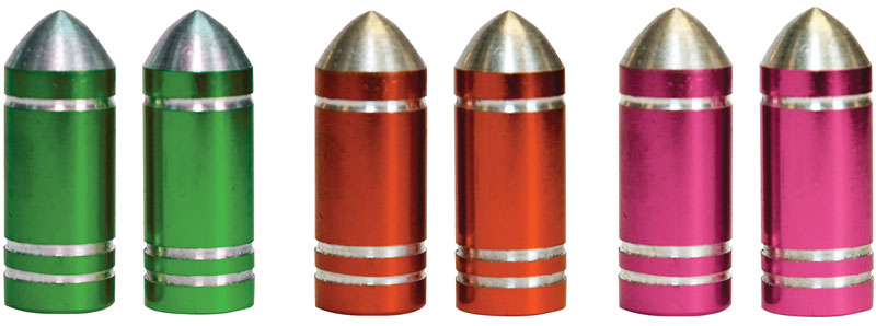 Weldtite Bullet Valve Caps - Green (2