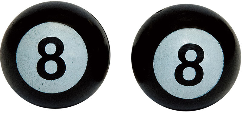 8 BALL NOVELTY BIKE VALVE CAPS