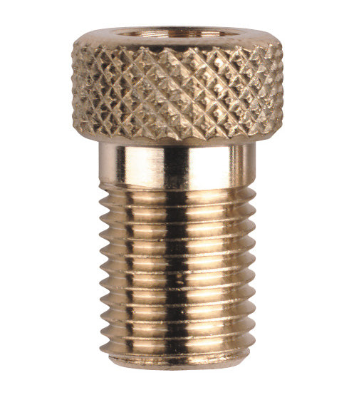 Weldtite Presta To Schrader Valve Adapter - Gold