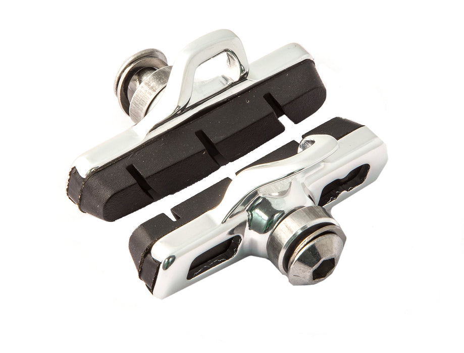 Clarks Elite Road Brake Pads W/ Lightweight Holder for Campag Record 10, Chorus 10 , Centeur 10, 55 mm