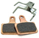 Clarks Brake Pads Sintered W-Carbon Brakes, Grey