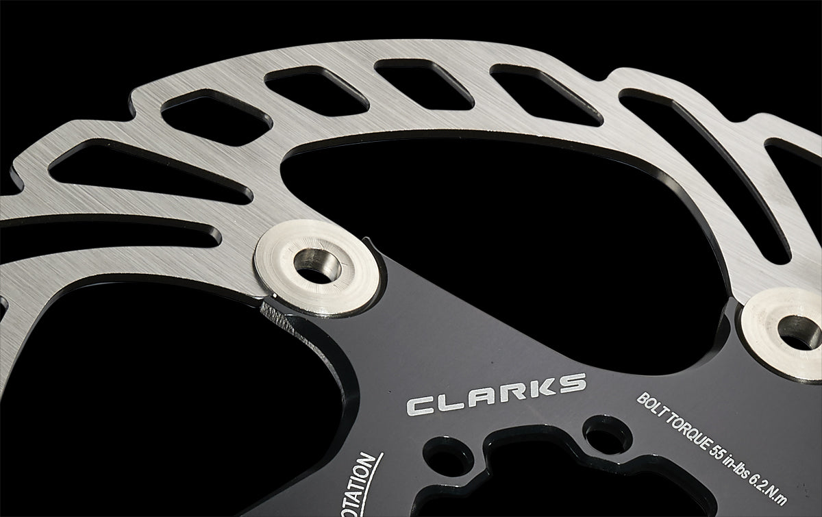 CLARKS RACE SERIES (CRS) C4, 4 Piston Hydraulic Disc Brake Set - UK Configuration