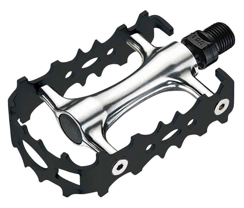 VP: Components 195E - 9/16" Alloy ATB/Trekking Pedals in Black-BLACK -9/16"