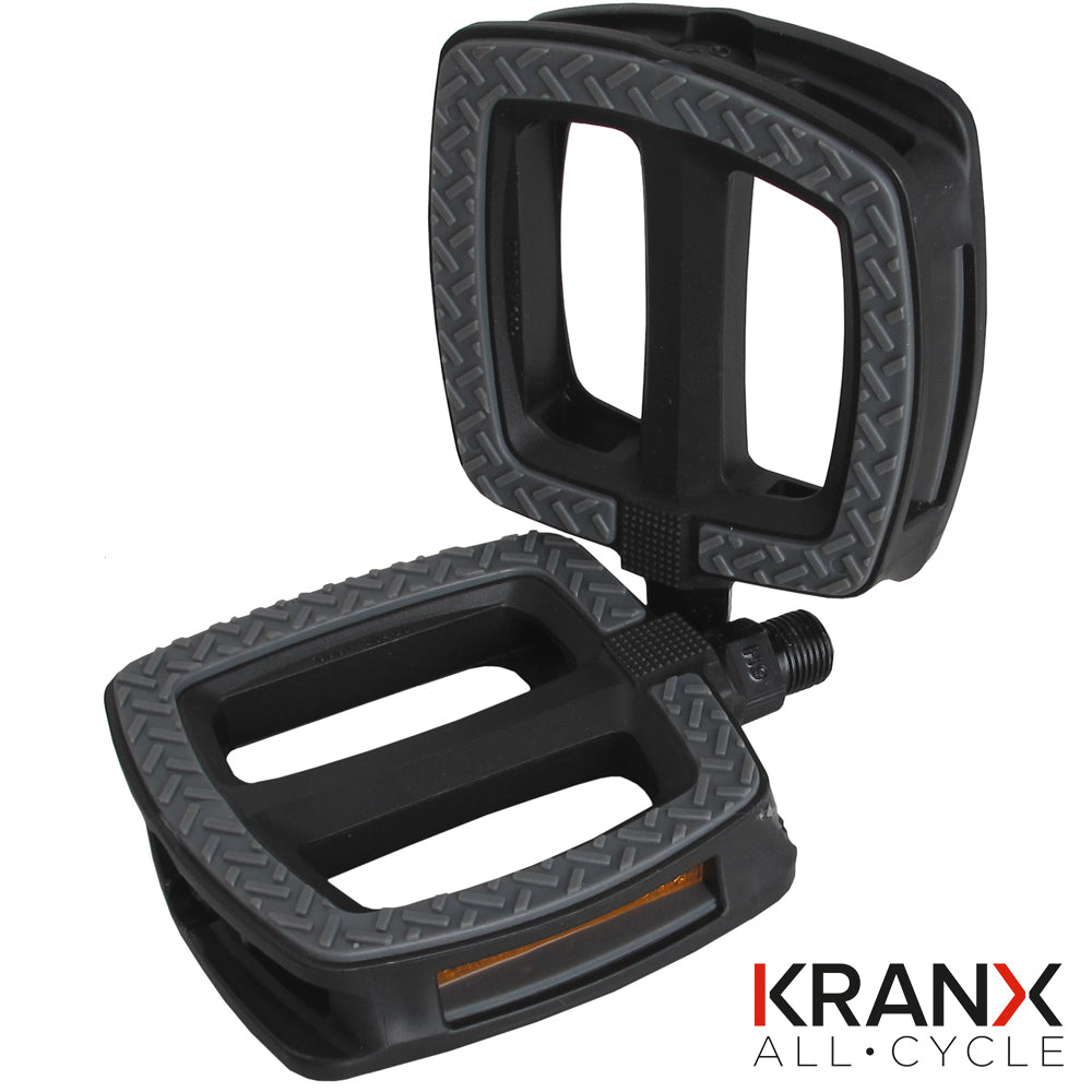 KranX: UrbanGrip Polymer Bearing Plastic Pedals
