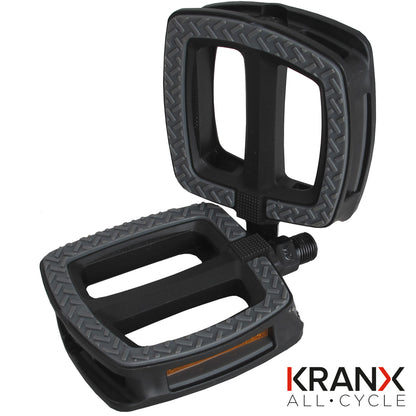 KranX: UrbanGrip Polymer Bearing Plastic Pedals