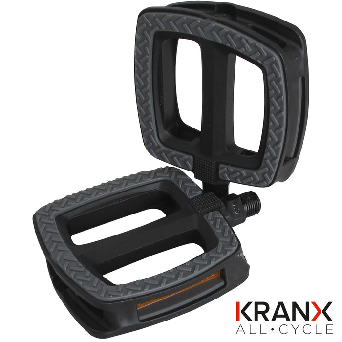 KranX: UrbanGrip Polymer Bearing Plastic Pedals