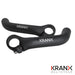 KranX: Alloy Ski Bar Ends in Black