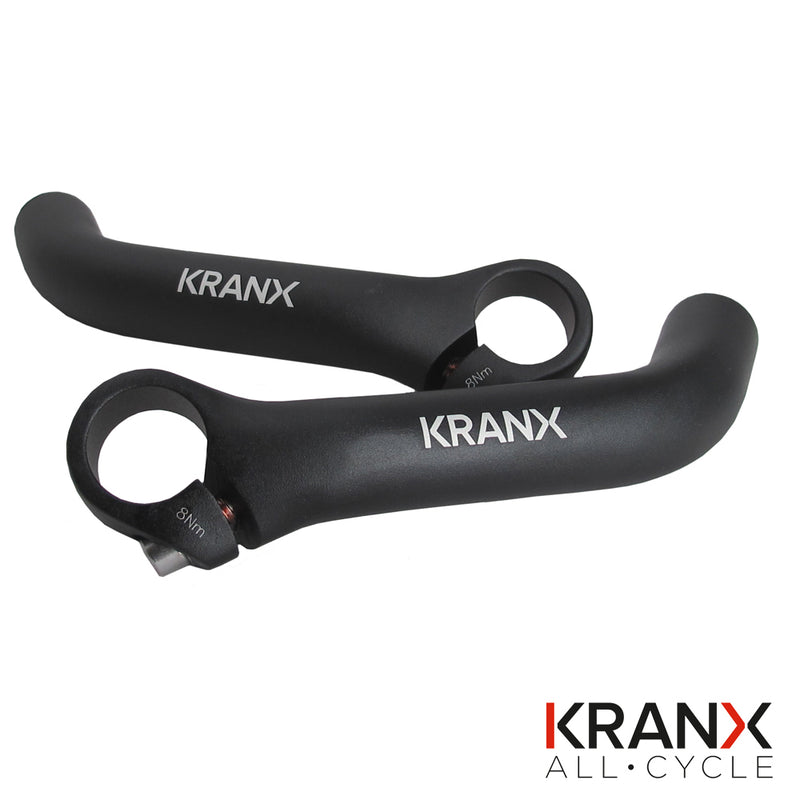 KranX: Alloy Ski Bar Ends in Black