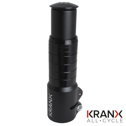 KranX Alloy A/Head Stem Riser - Black [Black]