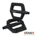 KranX ToughTrail Sealed Bearing Nylon Platform Pedal in Black [Black]