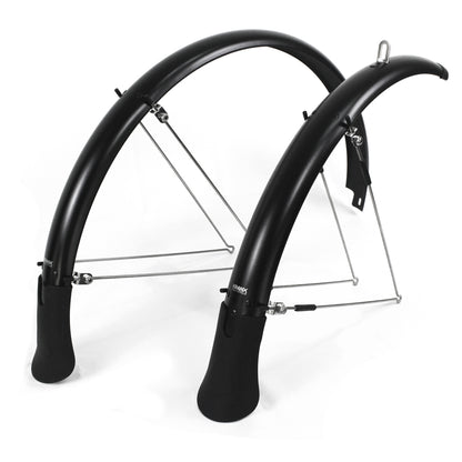 KranX FendR Pre-Assembled Full Length Mudguard in Black 55mm [Black]