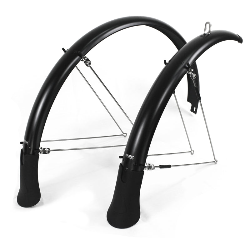 KranX FendR Pre-Assembled Full Length Mudguard in Black 55mm [Black]