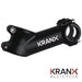 KranX 25.4mm Alloy 35Â° Rise A/Head 1 1/8`` Stem 90mm in Black [Black]