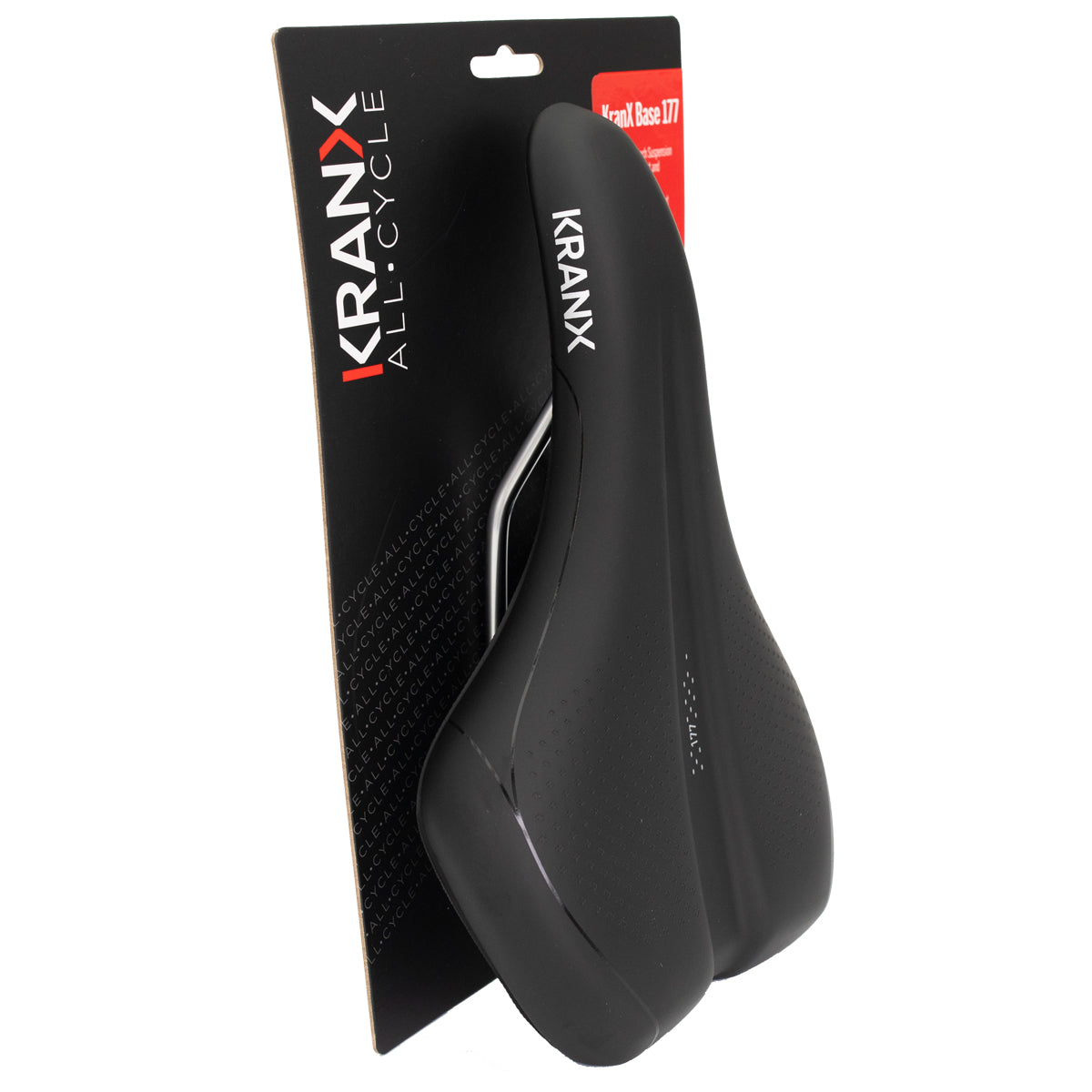 KranX Base 177 City & Trekking Saddle in Black [Black]