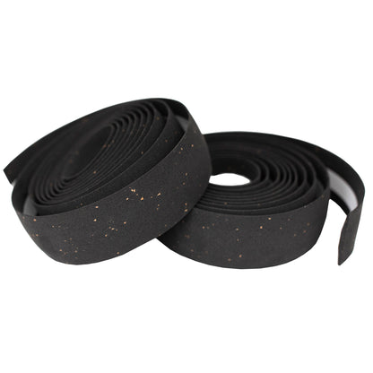 KranX Stretta Eco EVA Handlebar Tape in Black or White - Black (1 Pair) [Black]