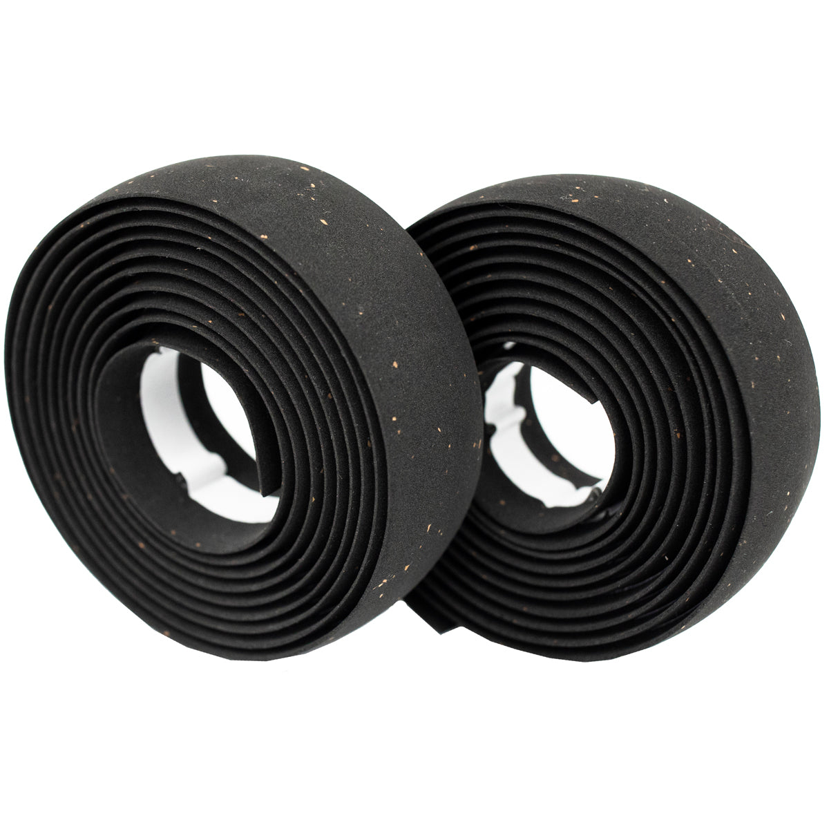 KranX Stretta Eco EVA Handlebar Tape in Black or White - Black (1 Pair) [Black]