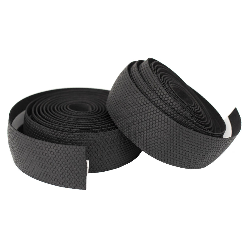 KranX Stretta Eco-Grip PU/EVA Handlebar Tape in Black [Black]