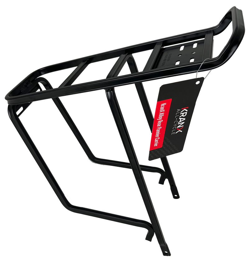 KranX Alloy Rear Pannier Rack 26`` - 28`` Wheel (Max Load 27kg)