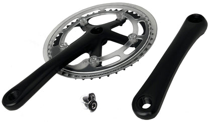KranX Single 46T 170mm Alloy Chainset in Black [Black]