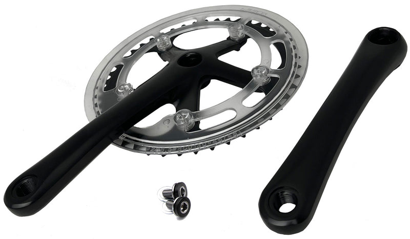 KranX Single 46T 170mm Alloy Chainset in Black [Black]